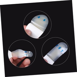 Mobestech Back Heel Cushion Pads 10pcs Gel Inserts Repair Patches for High Heels Anti-slip Foot Liners Comfortable Gel Cushion