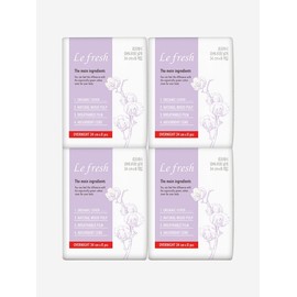 Organic 100% cotton cover vegan sanitary napkin overnight 4 packs (32 sheets) / 유기농 100% 순면커버 비건생리대 오버나이트 4팩 (32매)