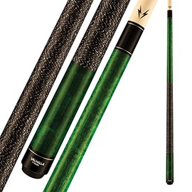 Viking Valhalla 100 Series with Irish Linen Wrap 2 Piece 58” Pool Cue Stick VA115 (18oz, Green)