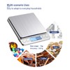 KUBEI Upgraded Large Range Small Kitchen Scale, USB Charging Mini