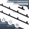 Threlaco Set of 4 Nylon Gear Racks with Metal Insert
