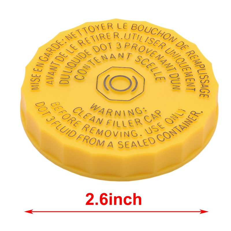 HAOTOM Brake Master Cylinder Reservoir Cap Compatible For Jeep Cherokee