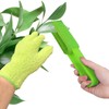 Leaf Cleaning Tongs with 2 Removable Sleeves and 1 Dusting