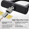 Febabilo Bike Locks Heavy Duty Anti Theft with 6ft Cable,18mm