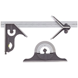 Fowler 52-370-012-0, 4 Piece Combination Square Set With 12" Blade