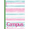 Kokuyo limited pattern campus notebook Watercolor Border Pack of 5