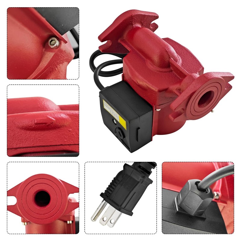 103251 115V Three-Speed Circulator Pump Fits for for Bell &