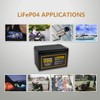 Nermak 2 Pack 12V 12Ah LiFePO4 Deep Cycle Battery, 2000+