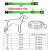 Adjustable LED Dog Collar – Reflective, Rechargeable & Anti-Lost (Green,