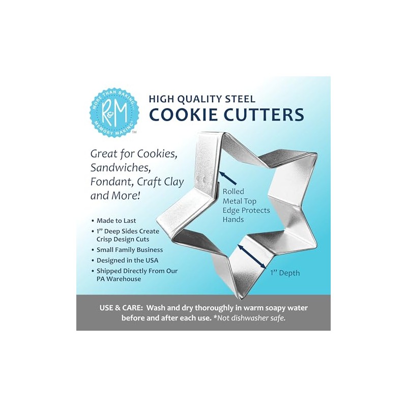 R&M Popsicle 3.75" Cookie Cutter Stainless Steel