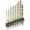 BIC TOOL Moonlight Drill Hex Shank 10-Piece Set (φ2.0, φ2.5,
