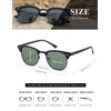 AEVOGUE Polarized Sunglasses For Women And Men Semi Rimless Frame