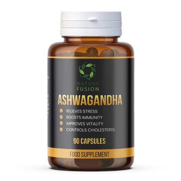 Nature Fusion | Ashwagandha Capsules 500mg - 90 Count |