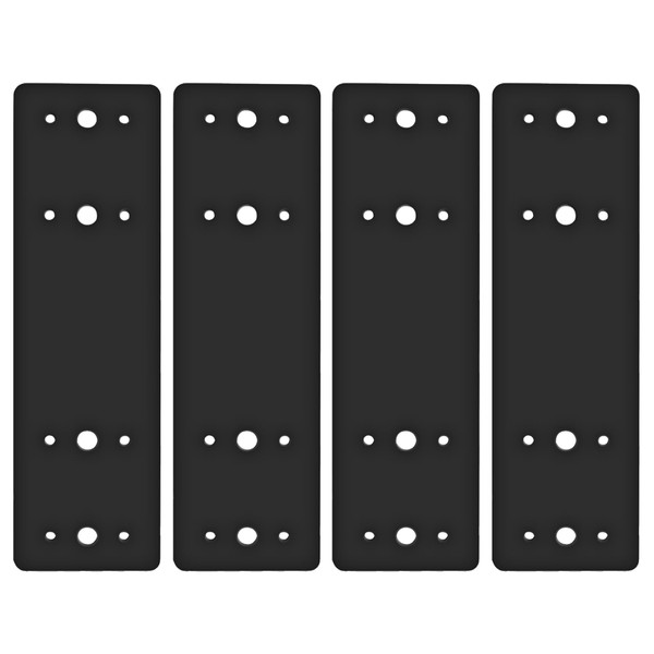 Andorm 2pcs 3x10 Straight Steel Flat Mending Truss Plate, Reinforcement