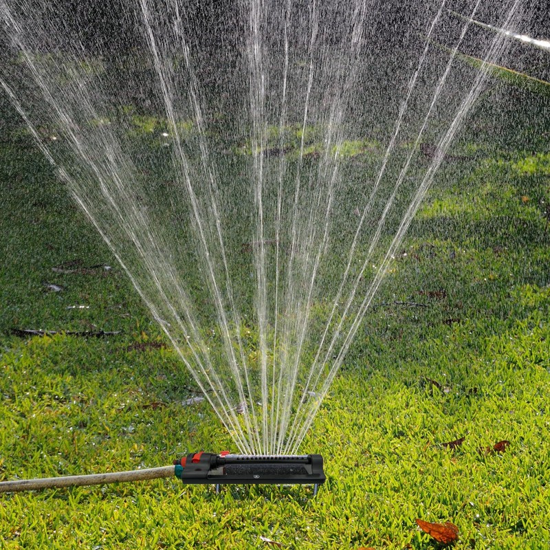 GARDENIX Precision Garden Oscillating Bar Sprinkler with Adjustable Range and