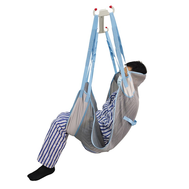 Patient Lift Sling 4 Positions 230KG Capacity Hole Design Mesh