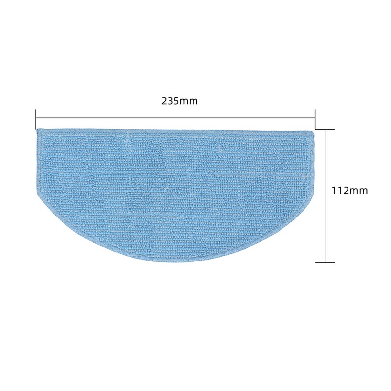 10PCS Robot Vacuum Cleaner Mop Wipes Ultra Fine Fiber Cloth