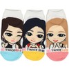 CUSTOMONACO Women's Kpop TWICE Cartoon Ankle Socks, 9-11 (3 Pairs