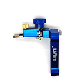 CarAngels Wood Shoot Dedicated Limiter Blue Miter Truck Positioning T-Track Stopper for Table Saws (75 Miter Fence)