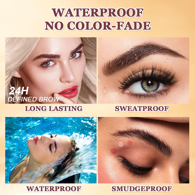 Eyebrow Pencil Hair Drawing, Eyebrow Pencil Liquid, 3D Microblading Eyebrow
