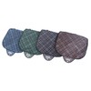 MARUTO(マルト) Thick 2-Tier Check Front Basket Cover, Check Brown 35032