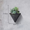 YOOMALL 2 Pack Hanging Planter Vase Geometric Wall Decor Ceramic