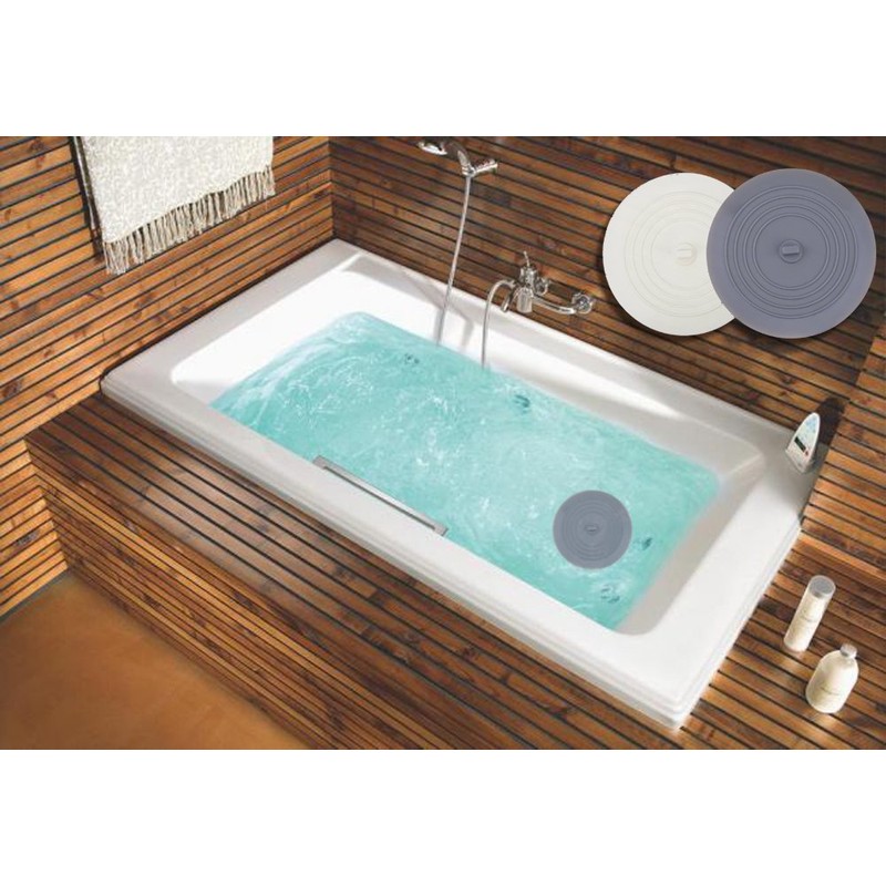 V-TOP Tub Stopper 2 Pack, 6 inches Large Silicone Drain