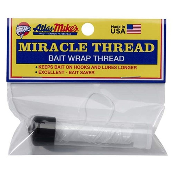 Atlas Mike's Miracle Thread Bait Saver, White, 1.5 oz