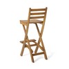 Atlantic Foldable Outdoor Wood Bar Stool