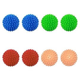 JI 8 Pieces Dryer Ball, Washing Ball for Washing Machine, Balls for Fluffy Laundry, Dryer Balls, Dryer Balls for Tumble Dryers, Reusable Dryer Balls, Dryer Balls
