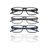 MODFANS Reading Glasses Men Readers 4 Pack,Blue Light Blocking Reding
