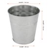 SINJEUN 25 Pack 4.72 x 4.72 x 3.54 Inch Galvanized
