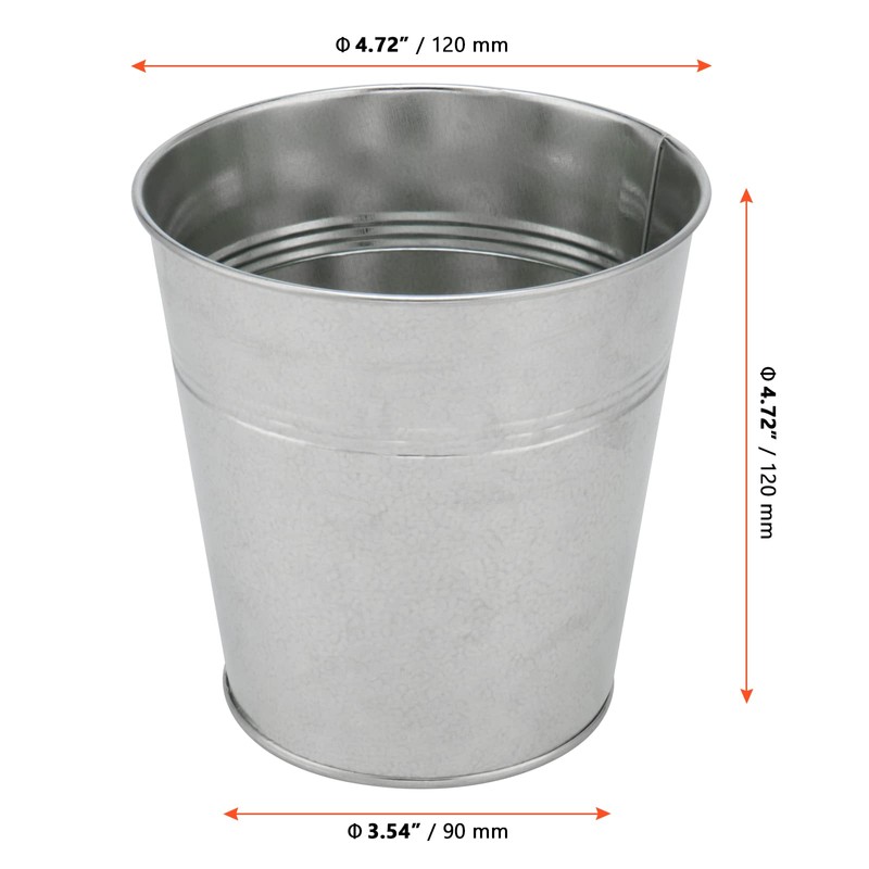SINJEUN 25 Pack 4.72 x 4.72 x 3.54 Inch Galvanized