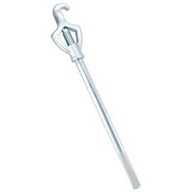 QWORK Adjustable Fire Hydrant Spanner Wrench, 16-1/4 in Length, Fits 1-1/2 to 3 in Bolt Heads, Heavy-Duty Steel with Zinc Coating, Long Handle for Added Torque, 1 Pack