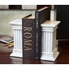 Modern Fluted Column Marble Bookends – Hand Carved, Polished Stone