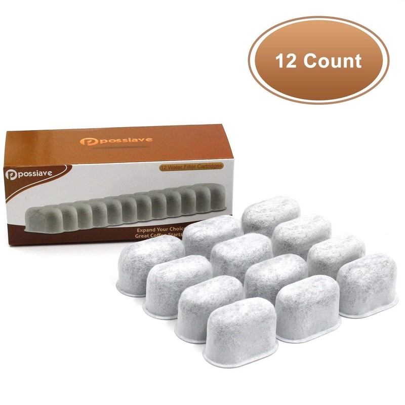 12 Pack Keurig Compatible Water Filters Replacement by Possiave -