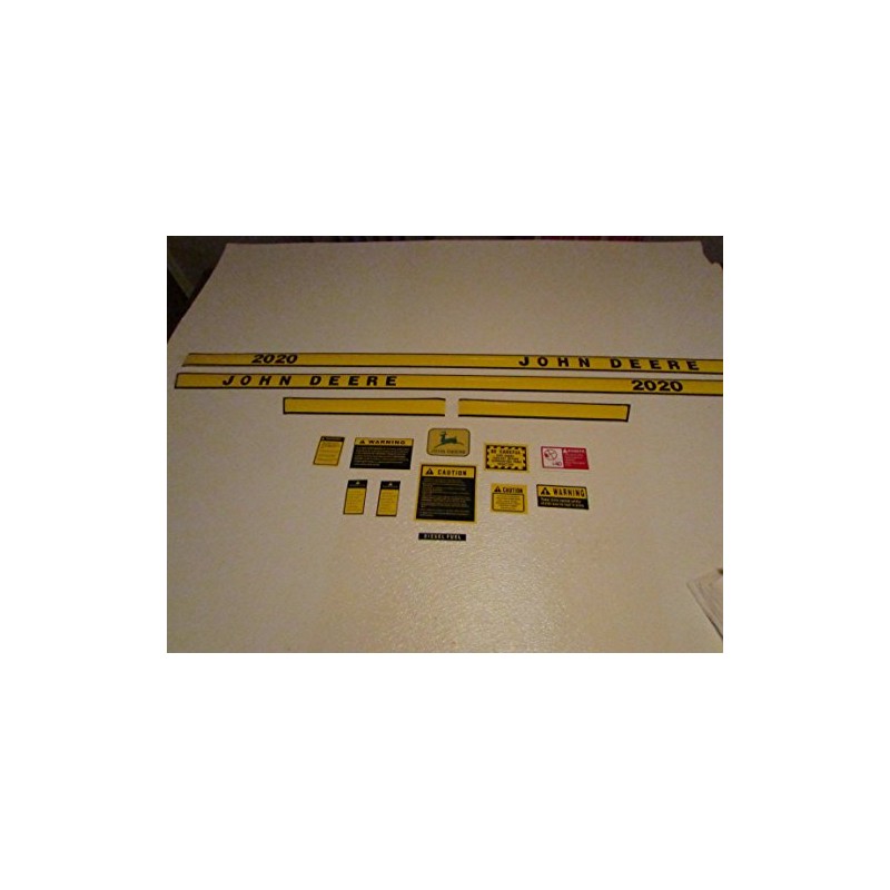Decal Set with Caution kit for John Deere 2020 Tractor