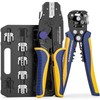 Haisstronica 8PCS Rapid Replace Ratchet Crimping Tool Set with Pressure