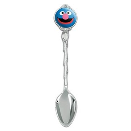 Sesame Street Grover Face Novelty Collectible Demitasse Tea Coffee Spoon