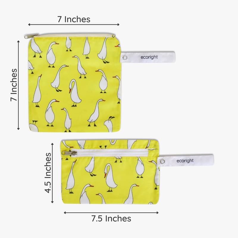 100% RECYCLED Reusable Sandwich Bag & Snack Bags by EcoRight