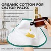Pedobi 2 Pcs Castor Oil Pack Wrap, Castor Oil Compress