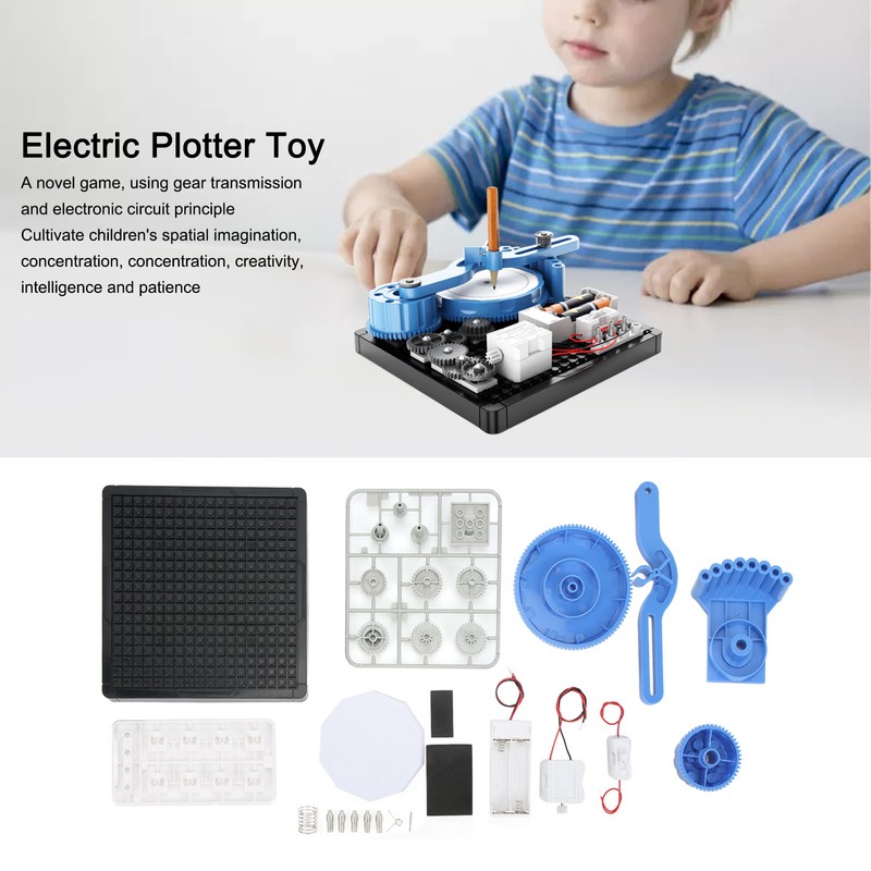 Circuit Mechanical Assembled Electric Plotter Funny Educational Interactive Science Physics