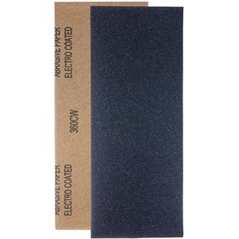 YoiYee 360 Grit Wet & Dry Sandpaper Sheets, 23 x 9.5cm, Extra Fine Abrasive Sand Paper Roll for Wood, Metal, Plastic, Glass, Stone and Wall Sanding, 10 Pack