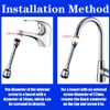 Pack of 2 Flexible Water Saving 360° Swivel Stainless Steel