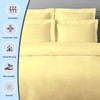 Pizuna Luxurios Cotton Pillow Cases 2 Pack Mellow Yellow 50x75cm,