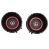 1 Pair NAB Hub Adapters Black Polished Aluminum Alloy Red