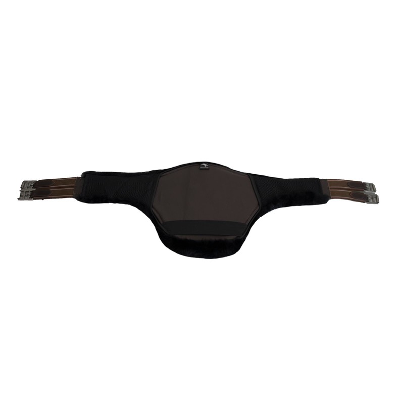 Engel Reitsport ENGEL GERMANY Sheepskin Studguard Girth Cover (SpringBagu) black