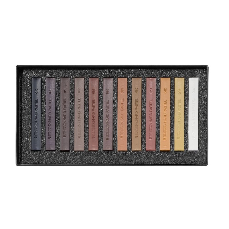 Lyra 5641121 Tones Pastellkreiden, braun, 17,4 x 9,0 x 2,0