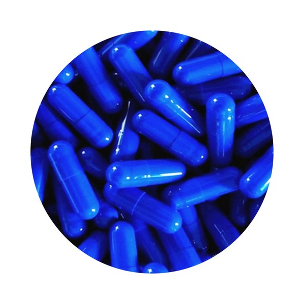 DR T&T 200 Empty Gelatin Gelatine Capsules,Capsule Dark Blue Size