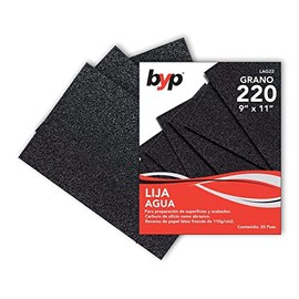 Pack 25 Lijas De Agua 9''X11'' Grano 220 BYP